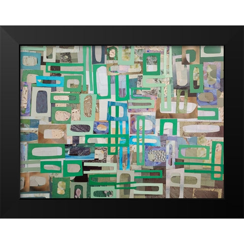Yucatan Mayan Village IV Black Modern Wood Framed Art Print by Good, Coco