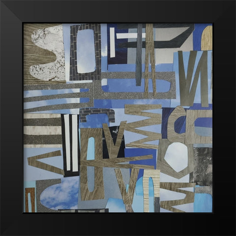 Skies Over the Loire Valley I Black Modern Wood Framed Art Print by Good, Coco