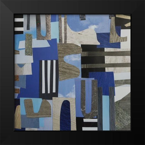 Skies Over the Loire Valley II Black Modern Wood Framed Art Print by Good, Coco