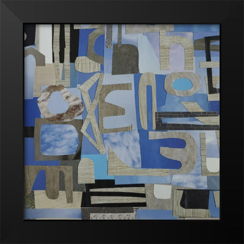 Skies Over the Camargue II Black Modern Wood Framed Art Print by Good, Coco