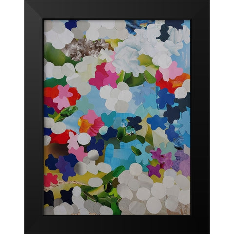 Desert Roses Black Modern Wood Framed Art Print by Good, Coco