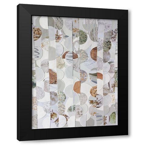 Bali Batik IV Black Modern Wood Framed Art Print with Double Matting by Good, Coco