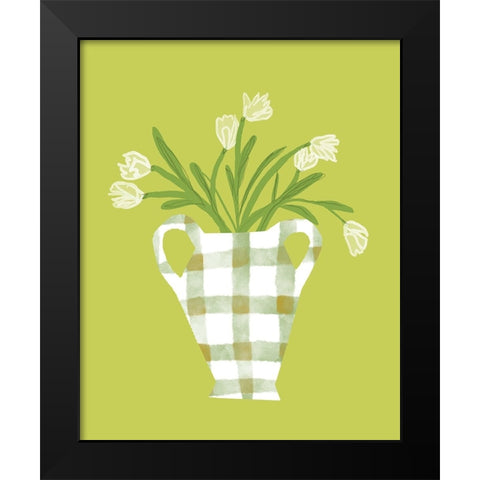 The Daily Tulip II Black Modern Wood Framed Art Print by Sizemore, Natalie