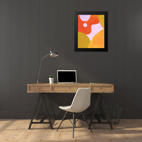 Tilting Planet I Black Modern Wood Framed Art Print by Sizemore, Natalie