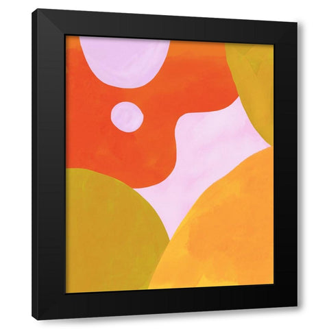 Tilting Planet I Black Modern Wood Framed Art Print by Sizemore, Natalie