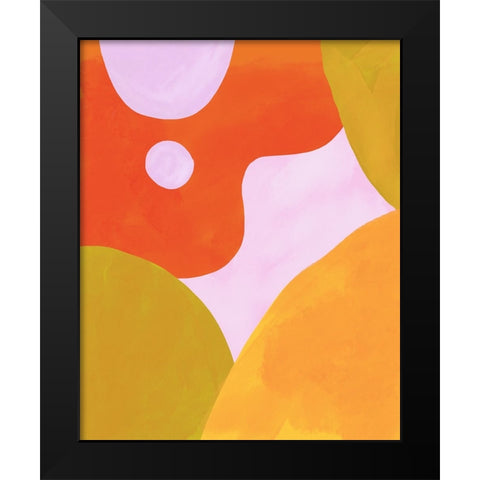 Tilting Planet I Black Modern Wood Framed Art Print by Sizemore, Natalie