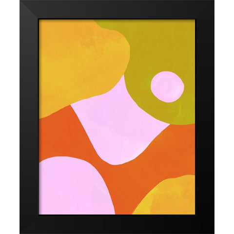 Tilting Planet II Black Modern Wood Framed Art Print by Sizemore, Natalie