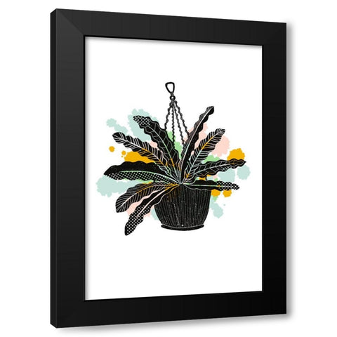 Plant Pop III Black Modern Wood Framed Art Print by Ewer, Rebekah