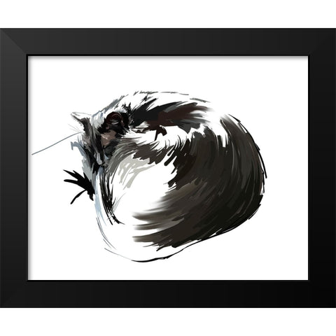 Asher II Black Modern Wood Framed Art Print by Kalina, Emily