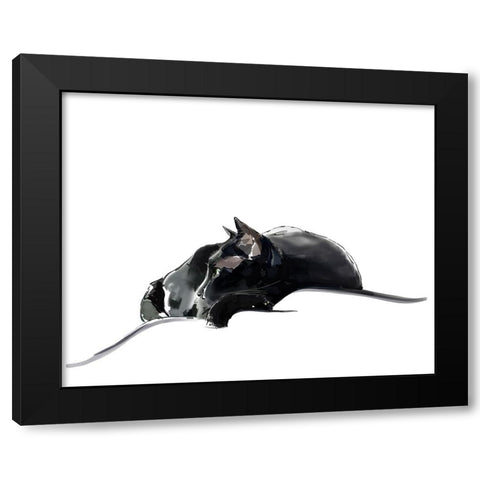 Asher III Black Modern Wood Framed Art Print by Kalina, Emily
