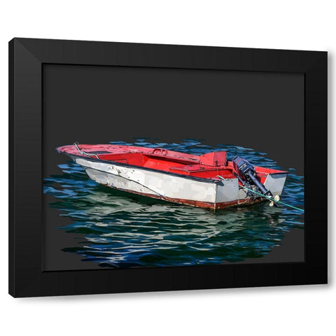 Boat Study I Black Modern Wood Framed Art Print by Kalina, Emily