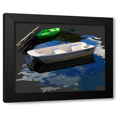 Boat Study III Black Modern Wood Framed Art Print by Kalina, Emily