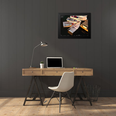 Boat Study IV Black Modern Wood Framed Art Print by Kalina, Emily