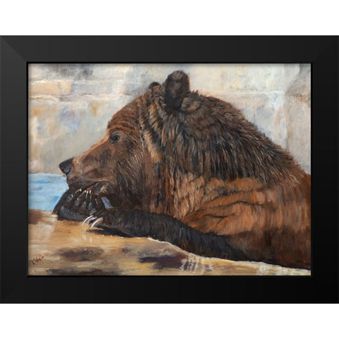 Cleaning Up Black Modern Wood Framed Art Print by Winkler, Kathy