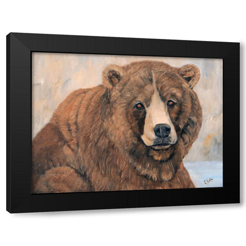 Close Enough Black Modern Wood Framed Art Print with Double Matting by Winkler, Kathy