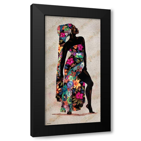 Her Beauty I Black Modern Wood Framed Art Print by Saunders, Alonzo