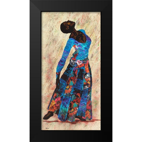 Her Beauty III Black Modern Wood Framed Art Print by Saunders, Alonzo
