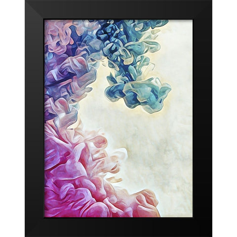 Cotton Candy Clouded Water II Black Modern Wood Framed Art Print by Aldridge, Ashley