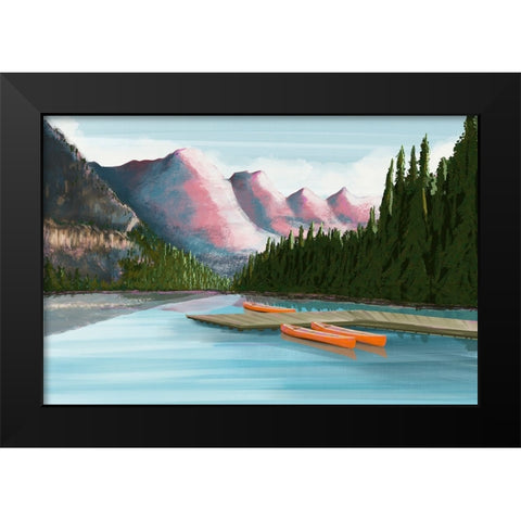 Canada I Black Modern Wood Framed Art Print by Arctic Frame
