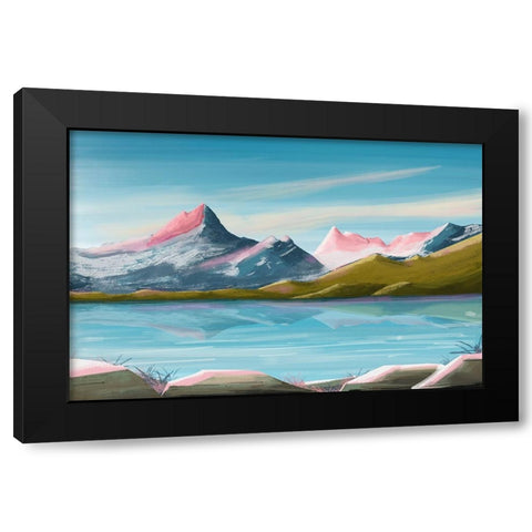 Canada II Black Modern Wood Framed Art Print with Double Matting by Arctic Frame
