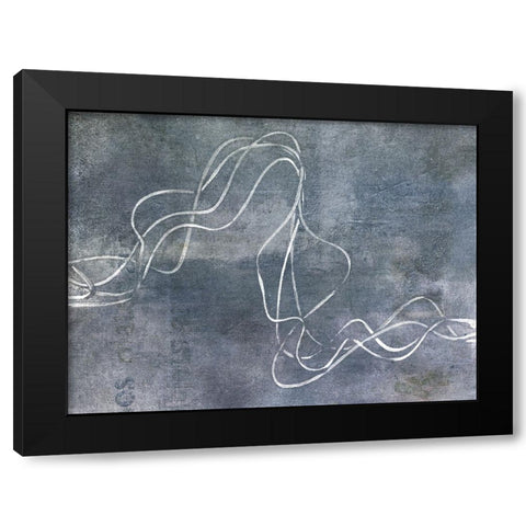 Organic Lining I Black Modern Wood Framed Art Print by Haase, Andrea