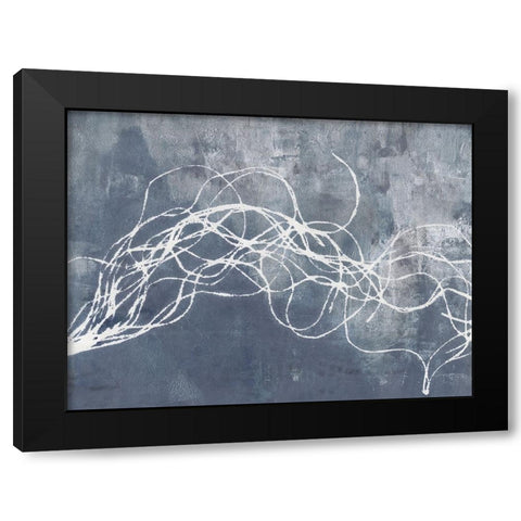 Organic Lining II Black Modern Wood Framed Art Print by Haase, Andrea