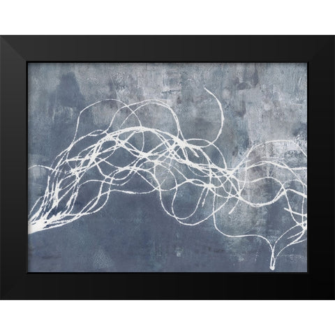 Organic Lining II Black Modern Wood Framed Art Print by Haase, Andrea