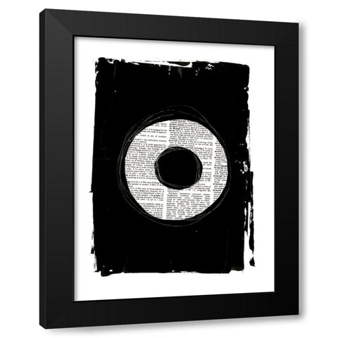 Collected Knowledge I Black Modern Wood Framed Art Print by Haase, Andrea