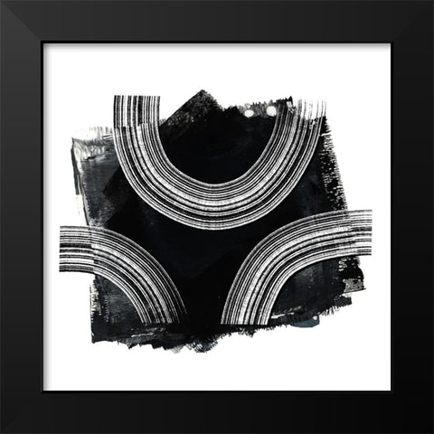 Inside Out II Black Modern Wood Framed Art Print by Haase, Andrea
