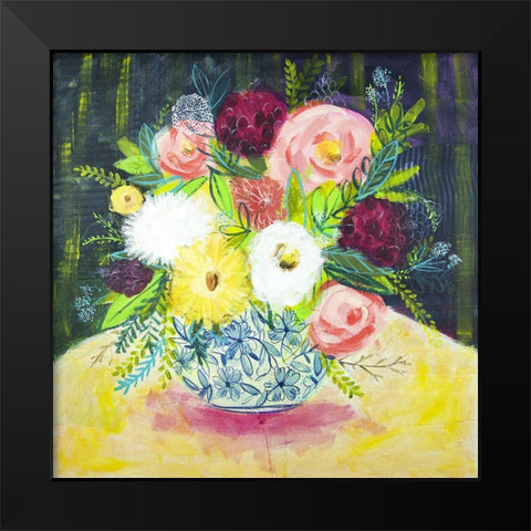 Poetic Arrangement III Black Modern Wood Framed Art Print by Hampe, Shelley