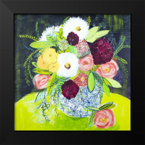 Poetic Arrangement IV Black Modern Wood Framed Art Print by Hampe, Shelley