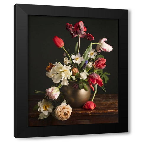 Spring Has Come  I Black Modern Wood Framed Art Print with Double Matting by McLean, Leah