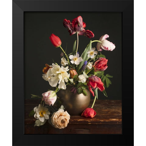 Spring Has Come  I Black Modern Wood Framed Art Print by McLean, Leah