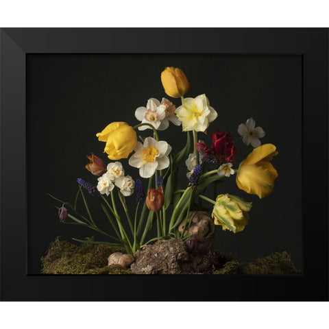 Sunny Spring Bounty  III Black Modern Wood Framed Art Print by McLean, Leah