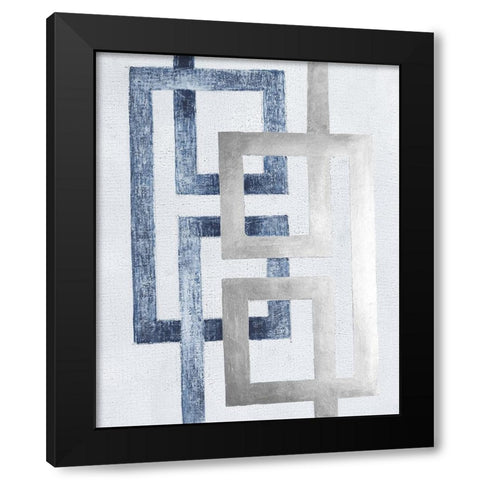 Transversal I Black Modern Wood Framed Art Print by Lam, Vanna