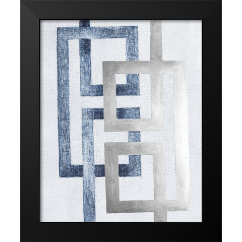 Transversal I Black Modern Wood Framed Art Print by Lam, Vanna