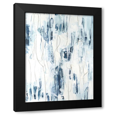 Sea Silk II Black Modern Wood Framed Art Print by Vess, June Erica