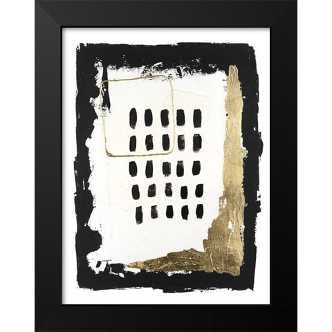Gold Junction I Black Modern Wood Framed Art Print by Willett, Michael