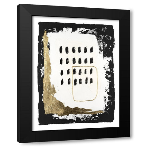 Gold Junction II Black Modern Wood Framed Art Print with Double Matting by Willett, Michael