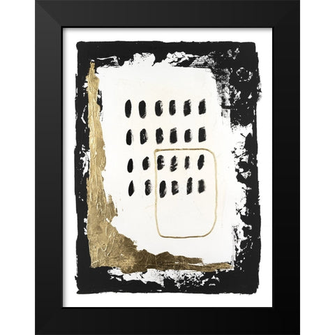 Gold Junction II Black Modern Wood Framed Art Print by Willett, Michael