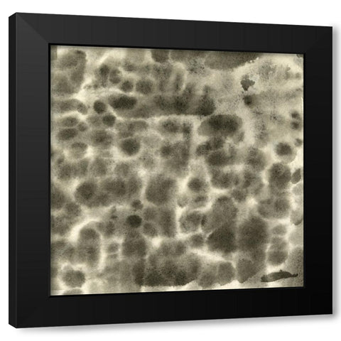 Leopard Fade II Black Modern Wood Framed Art Print by Caroline, Emma