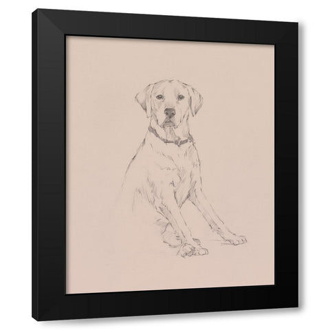 Lab Study I Black Modern Wood Framed Art Print with Double Matting by Harper, Ethan