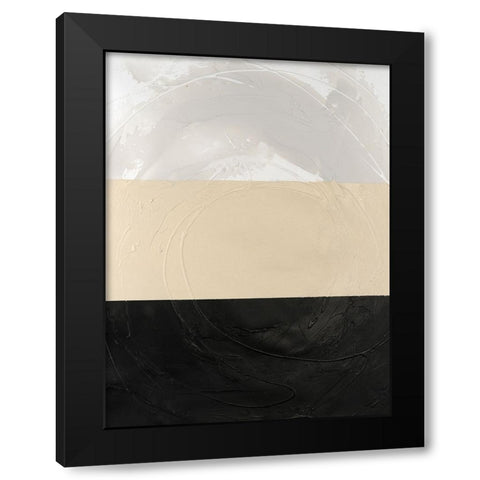 Triennial I Black Modern Wood Framed Art Print with Double Matting by Lam, Vanna