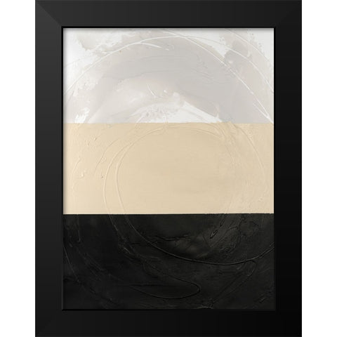 Triennial I Black Modern Wood Framed Art Print by Lam, Vanna