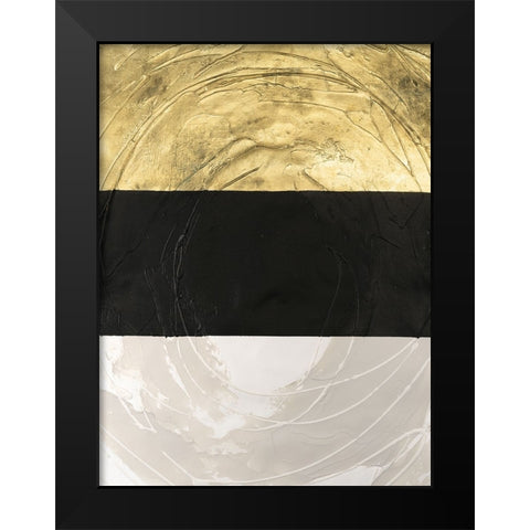 Triennial IV Black Modern Wood Framed Art Print by Lam, Vanna