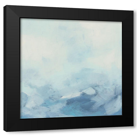 Sea Shadows II Black Modern Wood Framed Art Print by Vess, June Erica
