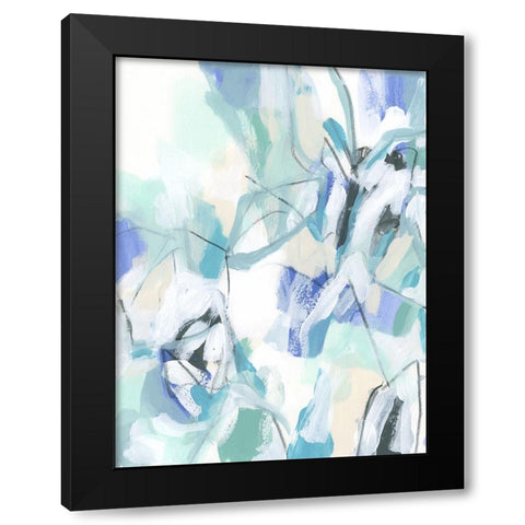 Crystal Edifice I Black Modern Wood Framed Art Print by Vess, June Erica