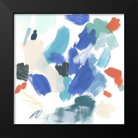 Color Curcuit II Black Modern Wood Framed Art Print by Vess, June Erica