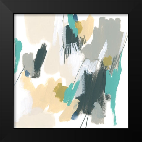 Strike Reflection IV Black Modern Wood Framed Art Print by Vess, June Erica