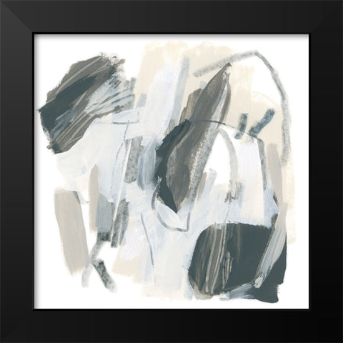 Neutral Capacity II Black Modern Wood Framed Art Print by Vess, June Erica